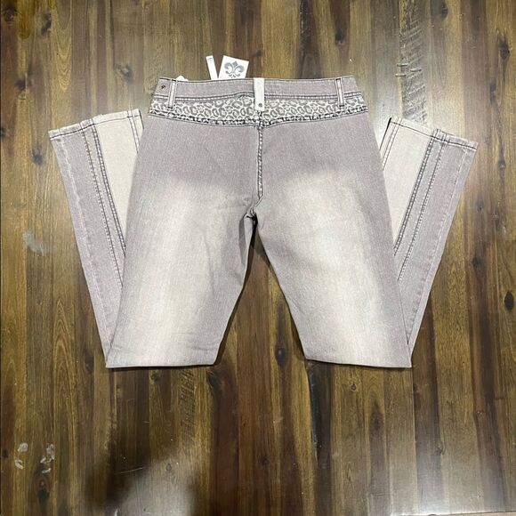 NWT House of Deréon Beyoncé Jeans Diva Crest Skinny - Picture 10 of 13